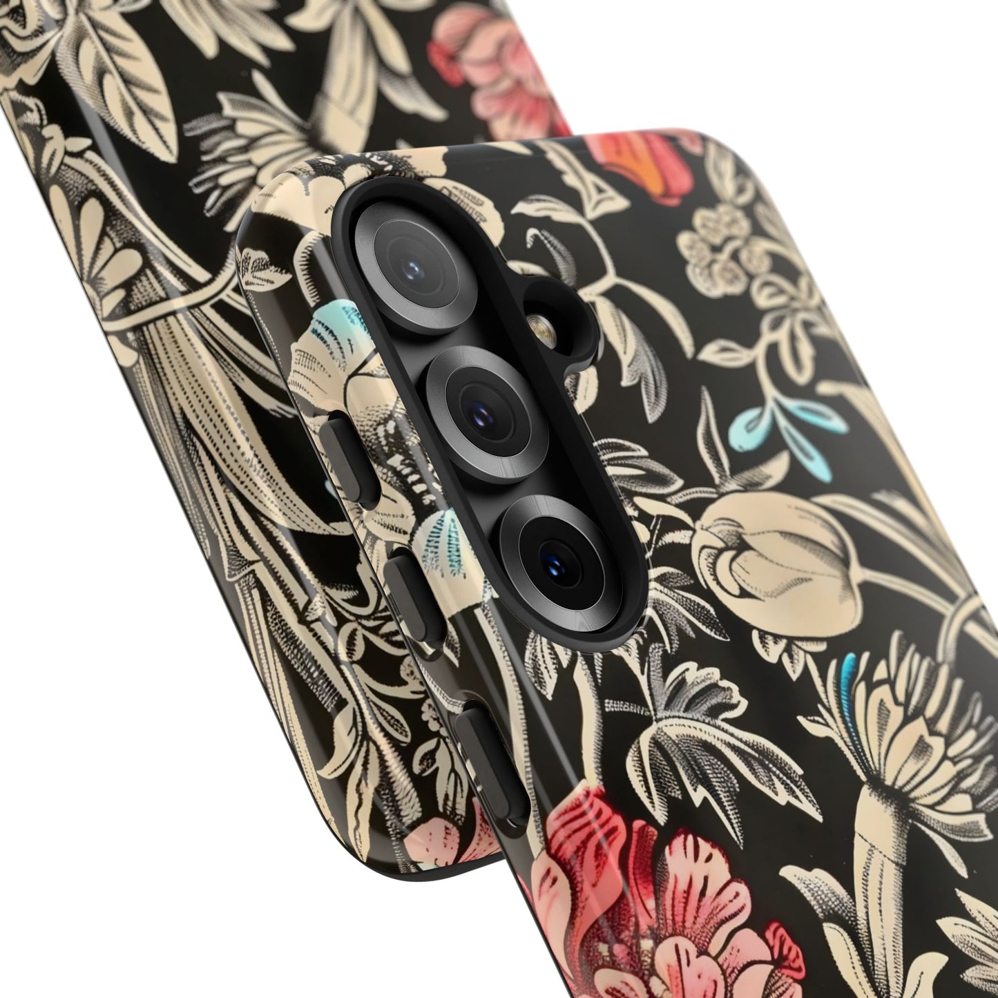 Floral Phone Case, Tough Cases, Flower Design, Gift for Her, Spring Accessory, Unique Phone Cover, Eco-Friendly