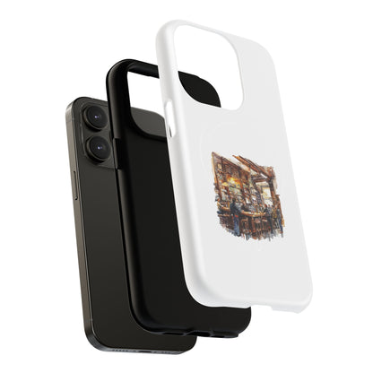 Artistic Tough Magnetic Phone Case for Secure Style, Protective Cover, Customizable Gift, Unique Accessories, Everyday Use