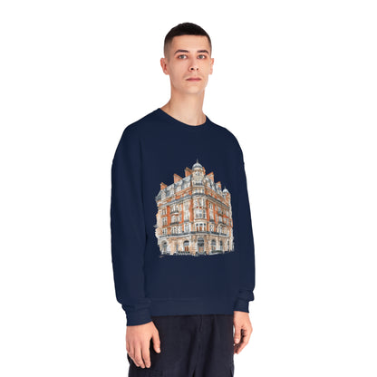 Unisex NuBlend® Crewneck Sweatshirt - British Historic House Classic Architectural Elegance