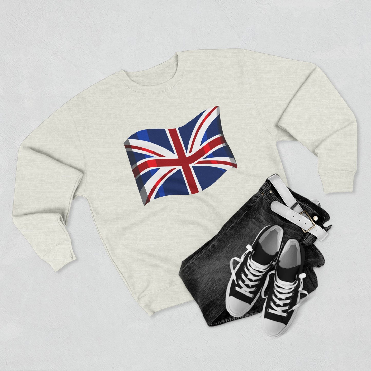 Unisex Crewneck Sweatshirt - Classic UK Flag