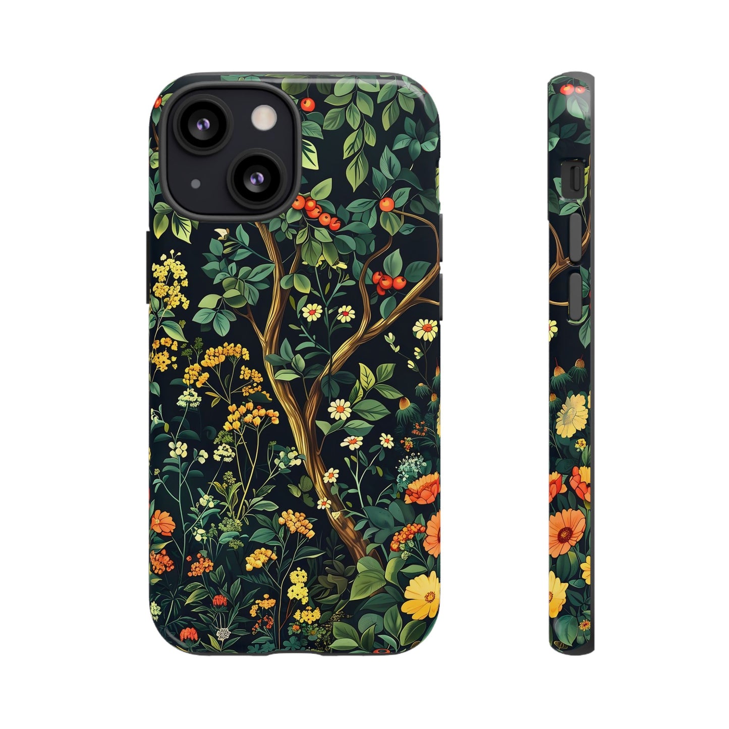 Floral Phone Case - Tough Cases, Colorful Nature Design, Gift for Flower Lovers, Phone Accessory, Unique Cell Phone Cover
