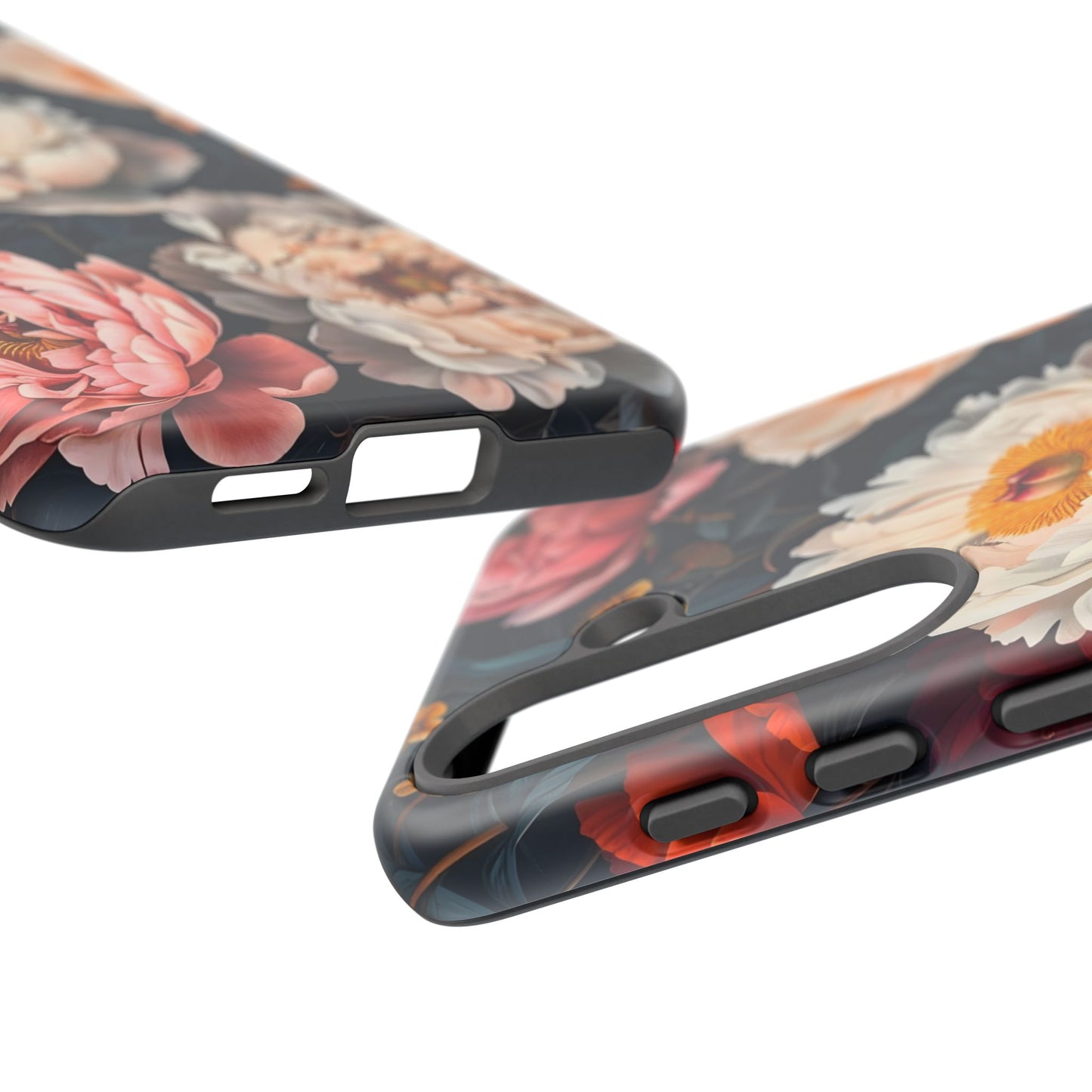 Floral Phone Case, Tough Phone Cover, Flower Design, Unique Gift for Her, Trendy Accessory, Spring Decor