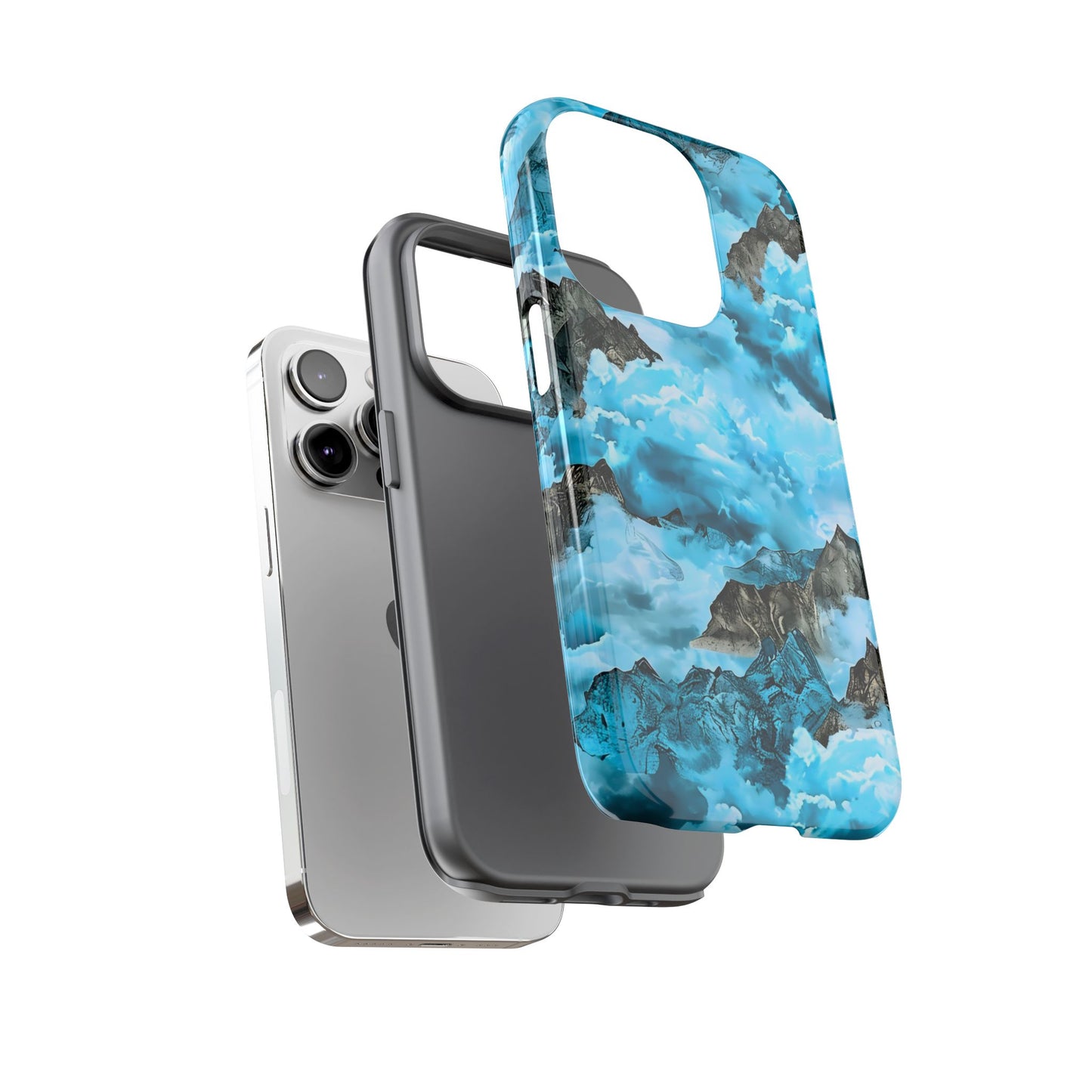 Mountain Wave Phone Case - Adventure Gear, Outdoor Gifts, Stylish Cases, Trendy Accessories, Nature Lovers