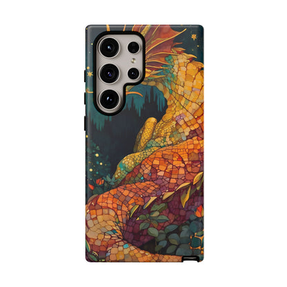 Dragon Art Phone Case, Tough Phone Cover, Fantasy Gift, Unique Mobile Accessory, Dragon Lover Gift, Stylish Protection