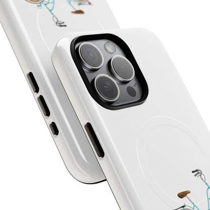 Tough Magnetic Phone Cases, Stylish Bicycle Design, Durable Protection, Perfect Gift for Cyclists, Trendy Tech Accessory