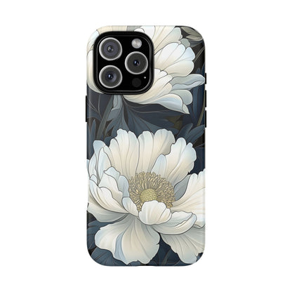 Elegant Floral Phone Case, Floral iPhone Cover, Flower Art Phone Case, Eco-Friendly Mobile Protection, Tough & Stylish Phone Case