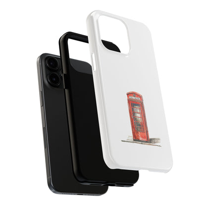 Vintage London Phone Booth Tough Phone Case - Durable and Stylish Protection