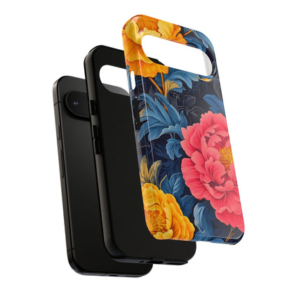 Floral Phone Case, Tough Cases, Stylish Mobile Cover, Gifts for Her, Phone Accessories, Unique Flower Design