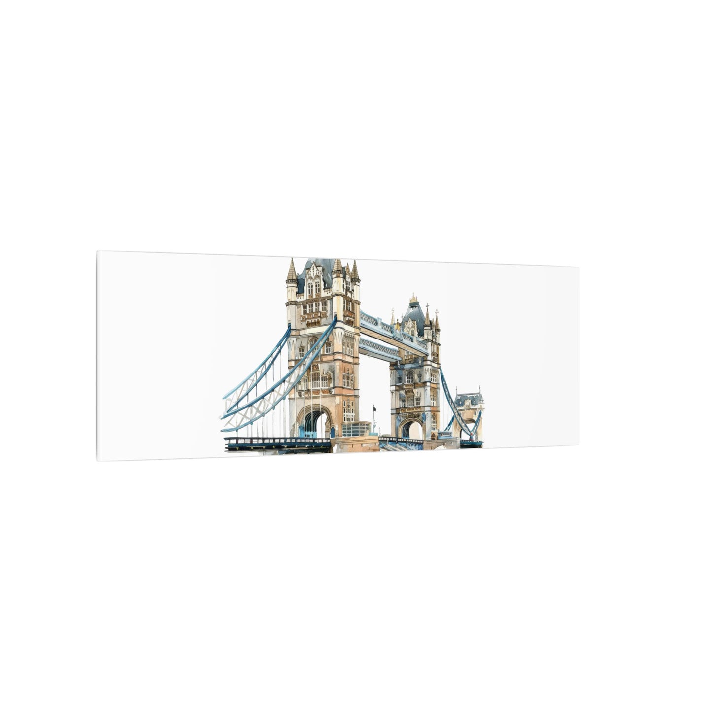 London Bridge Matte Canvas Wall Art, Elegant Home Decor, Unique Gift for Art Lovers, Travel Enthusiast Wall Decor, Modern Aesthetic