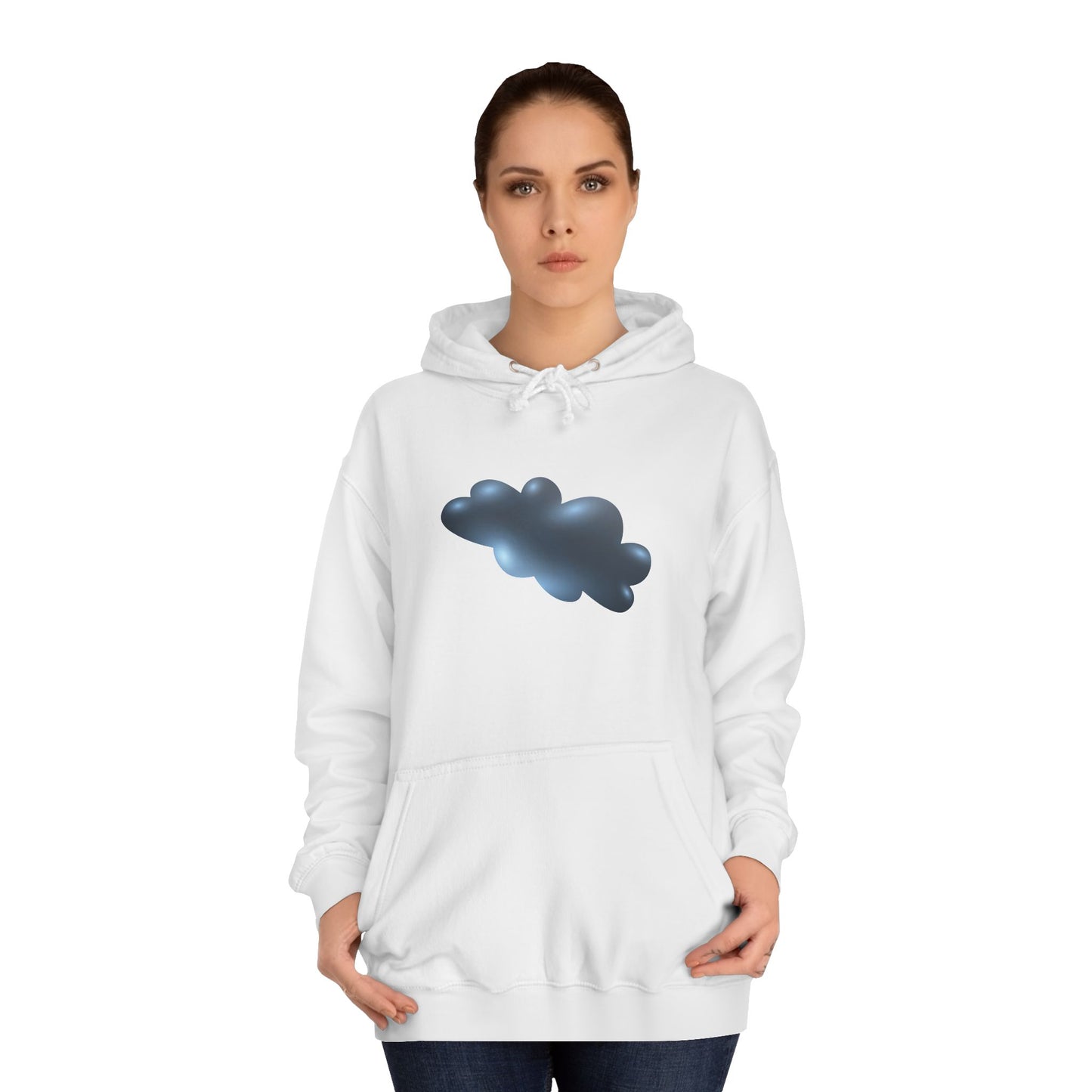 Unisex College Hoodie - Dreamy Cloud Design
