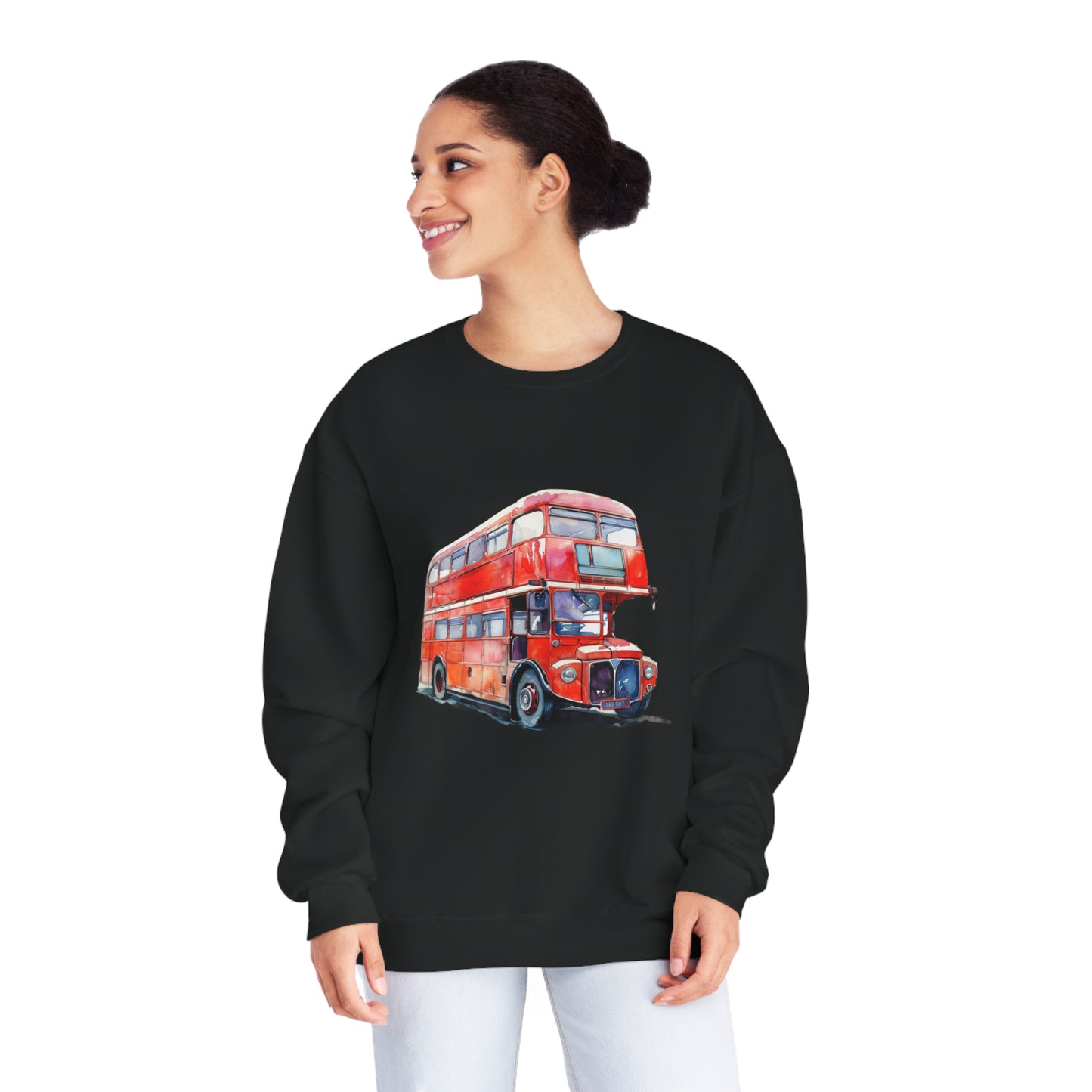 Unisex NuBlend® Crewneck Sweatshirt - British English Bus