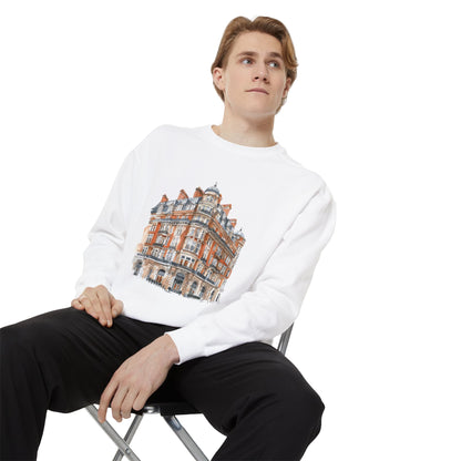 Unisex Garment-Dyed Sweatshirt - British Historic Building