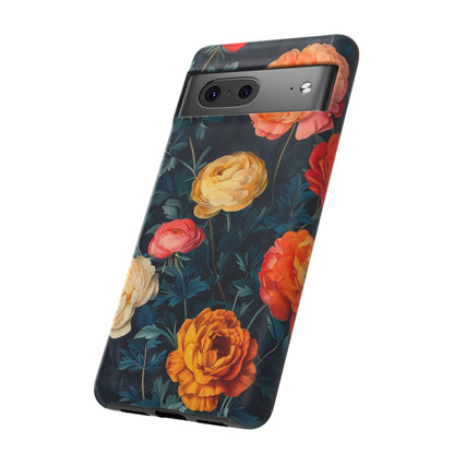Floral Phone Case, Tough Cases for Phone Protection, Gift for Flower Lovers, Floral Designs, Spring Decor