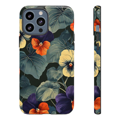 Tough Cases Floral iPhone Case, Tough Phone Cover, Stylish Floral Design, Gift for Her, Summer Vibe, Durable Protective Case