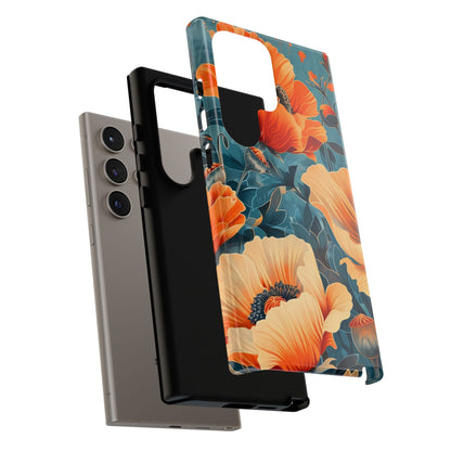Floral Phone Case, Tough Cases for Protection and Style, Spring Aesthetic, Gift for Her, Phone Accessory for Nature Lovers