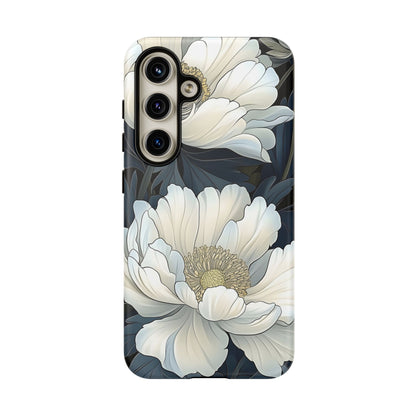 Elegant Floral Phone Case, Floral iPhone Cover, Flower Art Phone Case, Eco-Friendly Mobile Protection, Tough & Stylish Phone Case