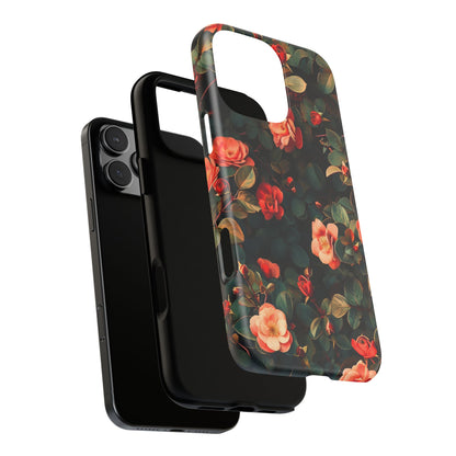Floral Phone Case - Elegant Floral Design, Tough Protective Case, Perfect Gift for Her, Trendy Phone Accessories, Mother’s Day, Birthday