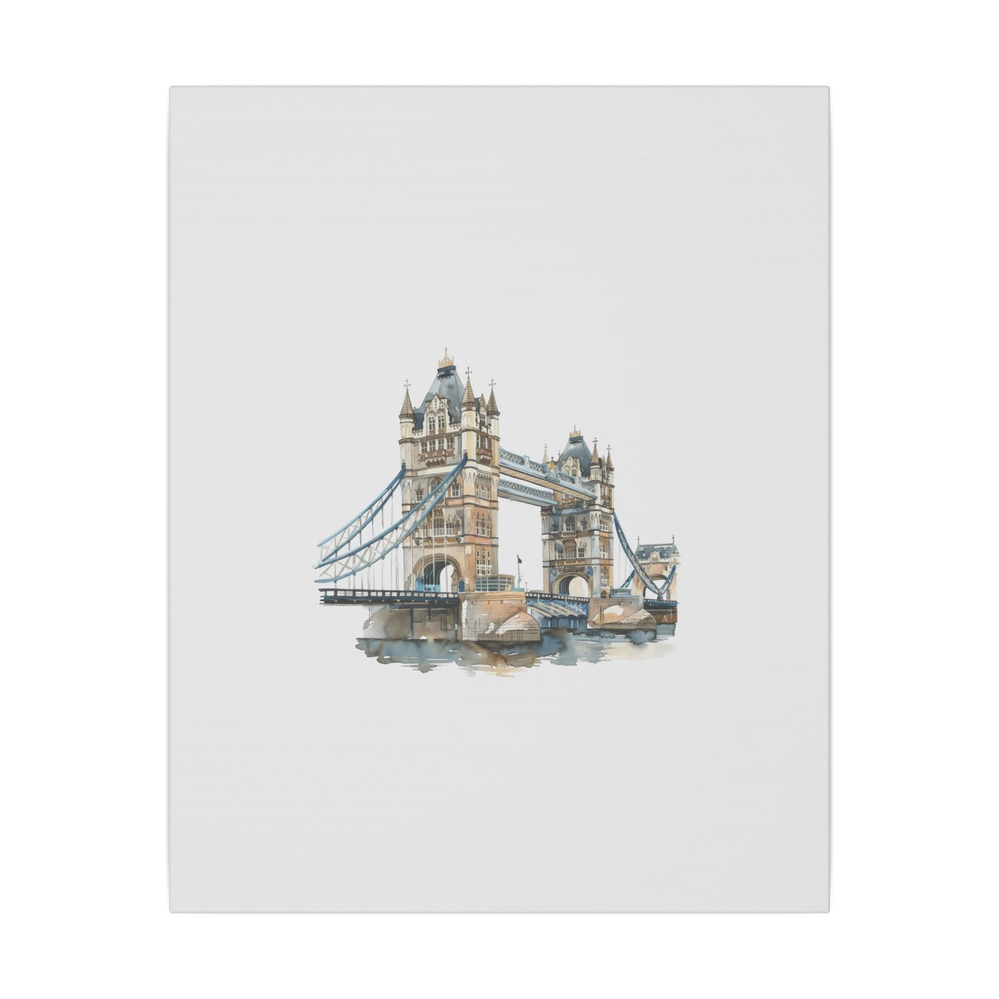 London Bridge Matte Canvas Wall Art, Elegant Home Decor, Unique Gift for Art Lovers, Travel Enthusiast Wall Decor, Modern Aesthetic