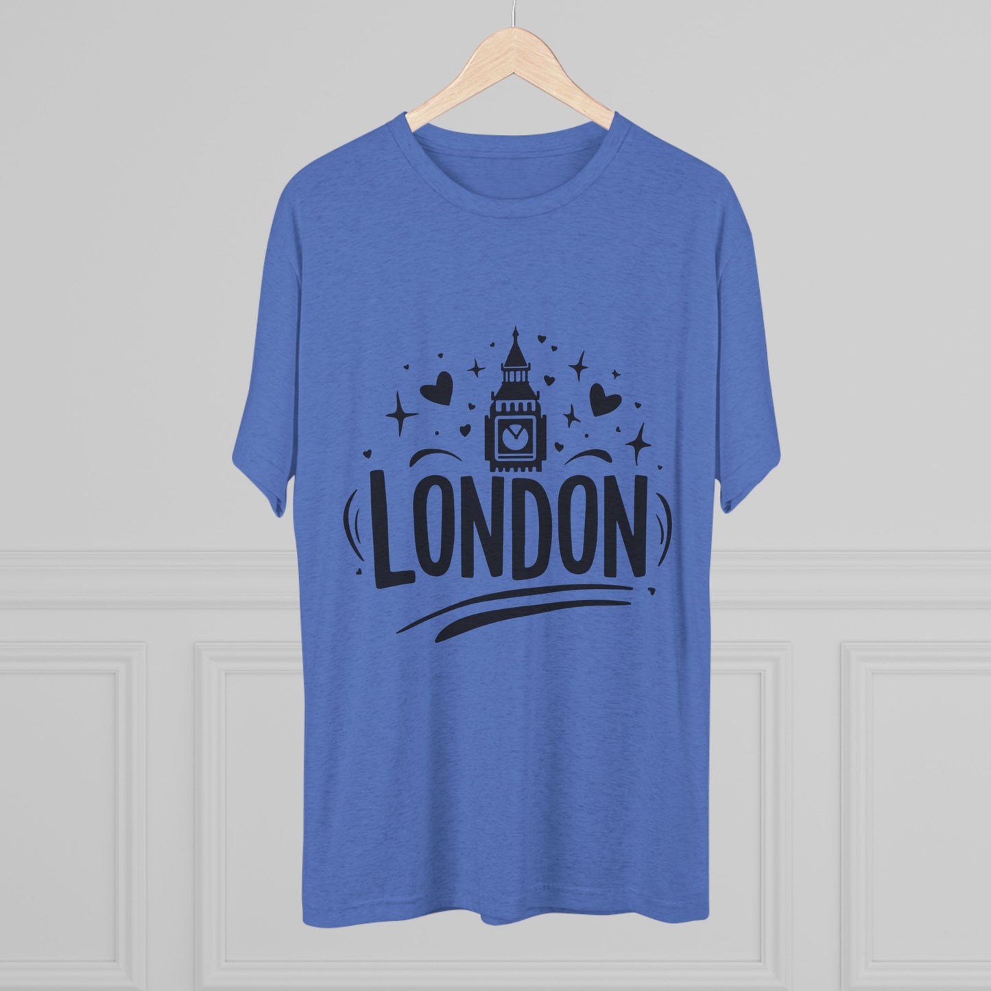 London Cozy Unisex Tri-Blend Crew Tee