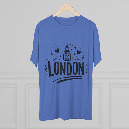 London Cozy Unisex Tri-Blend Crew Tee