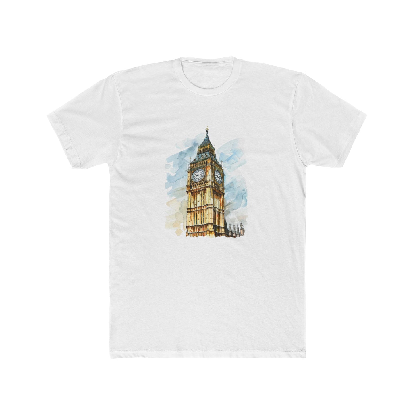 London Clock Tower - Iconic Big Ben and Timeless Soft Unisex Cotton Crew Tee