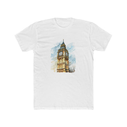 London Clock Tower - Iconic Big Ben and Timeless Soft Unisex Cotton Crew Tee