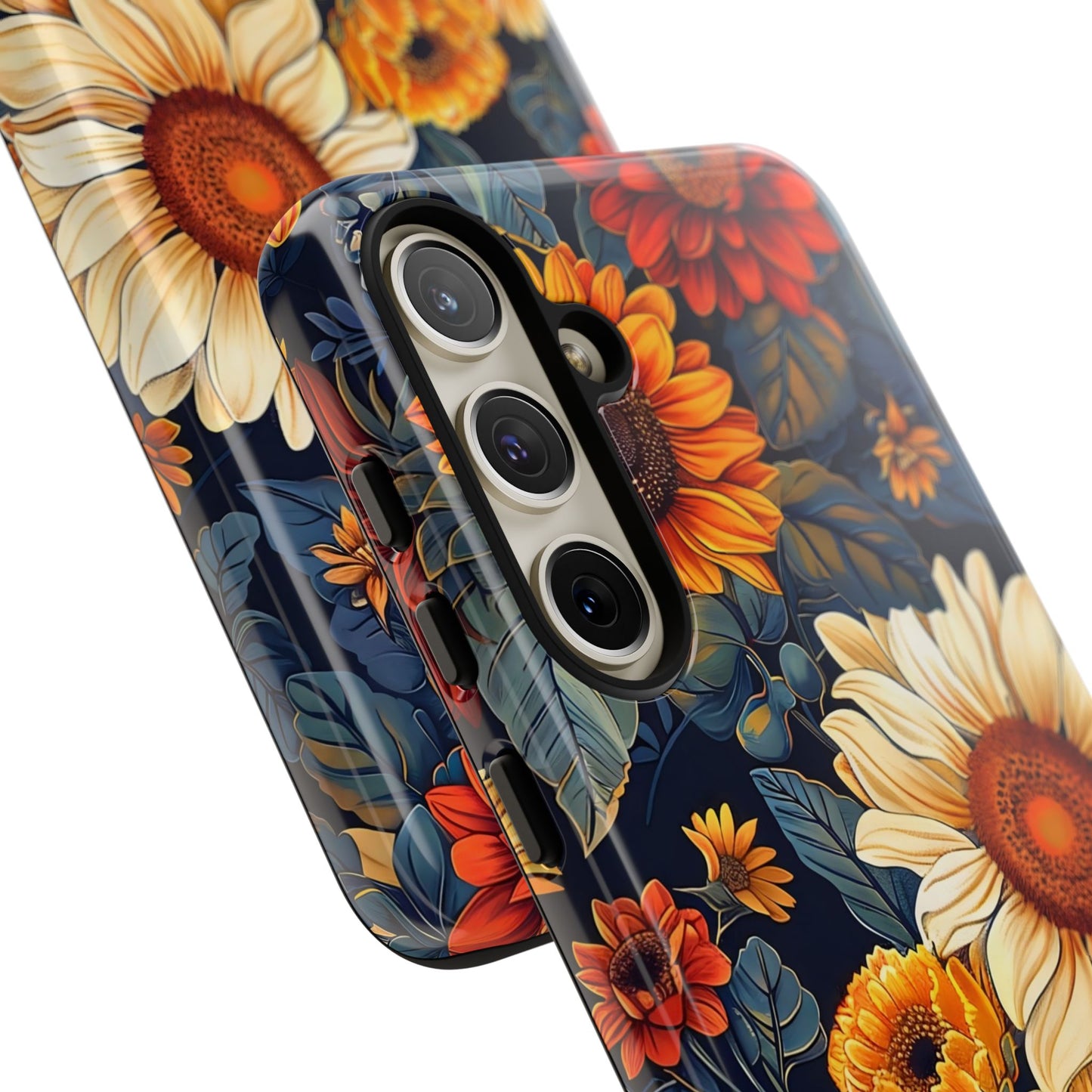 Floral Tough Phone Case | Sunflower Design, iPhone Cover, Protective Case, Gifts for Her, Floral Phone Accessory