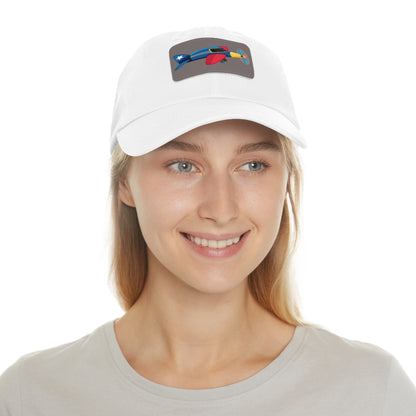 Vintage Airplane Dad Hat with Leather Patch, Gift for Dad, Aviation Lover, Birthday Present, Casual Fashion