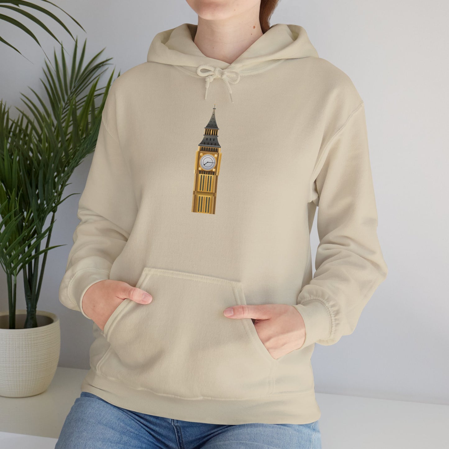 Unisex Heavy Blend™ Hooded Sweatshirt - Historic Hand - The UK’s Clock Tower
