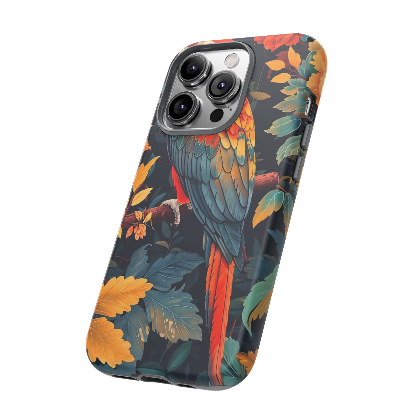 Vibrant Parrot Phone Case - Tough, Stylish, Nature-Inspired, Tropical, Wildlife, Perfect Gift, Summer Vibes