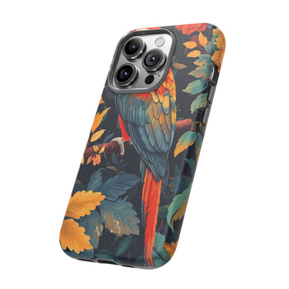 Vibrant Parrot Phone Case - Tough, Stylish, Nature-Inspired, Tropical, Wildlife, Perfect Gift, Summer Vibes