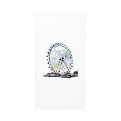 London Eye Canvas Print, Wall Art Decor, Travel Gift, Home Decoration, Unique Art Piece