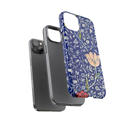 Floral Phone Case, Unique Tough Phone Cover, Gift for Her, Spring Decor, Durable Protective Case, Elegant Floral Design