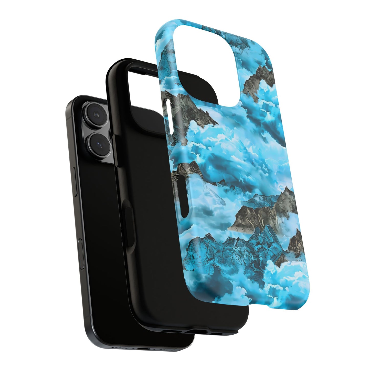 Mountain Wave Phone Case - Adventure Gear, Outdoor Gifts, Stylish Cases, Trendy Accessories, Nature Lovers