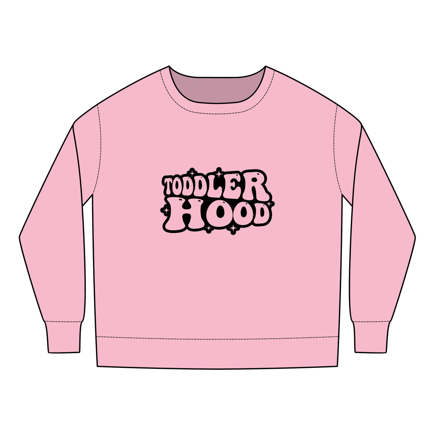 Toddler  Sweatshirt - Toddler Hood - Funny Cool Toddler Quote Design - Cozy and Fun Kids Apparel