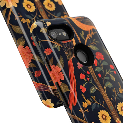 Floral Phone Case, Tough Cases, Flower Pattern, Phone Accessory, Gift for Her, Stylish Tech Cover, Nature Lover's Gift