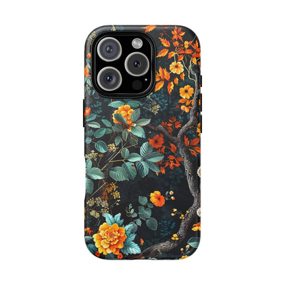 Floral Phone Case | Tough Cases, Protective Cover, Gift for Her, Autumn Vibes, Floral Phone Accessory, Unique Design