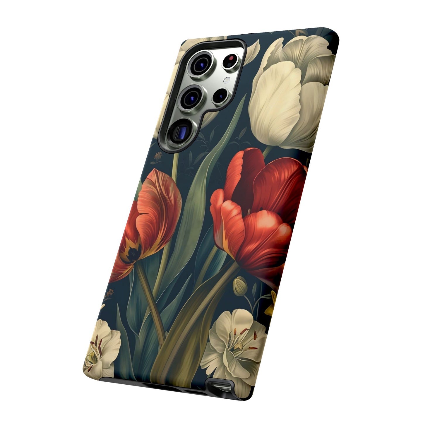 White Flower Tough Cases