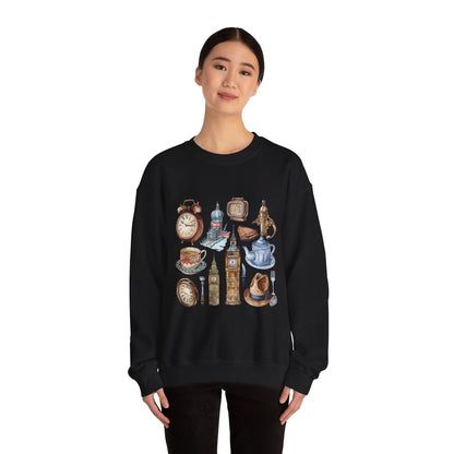 Unisex Heavy Blend™ Crewneck Sweatshirt - Classic England - A Collection of Iconic Imagery