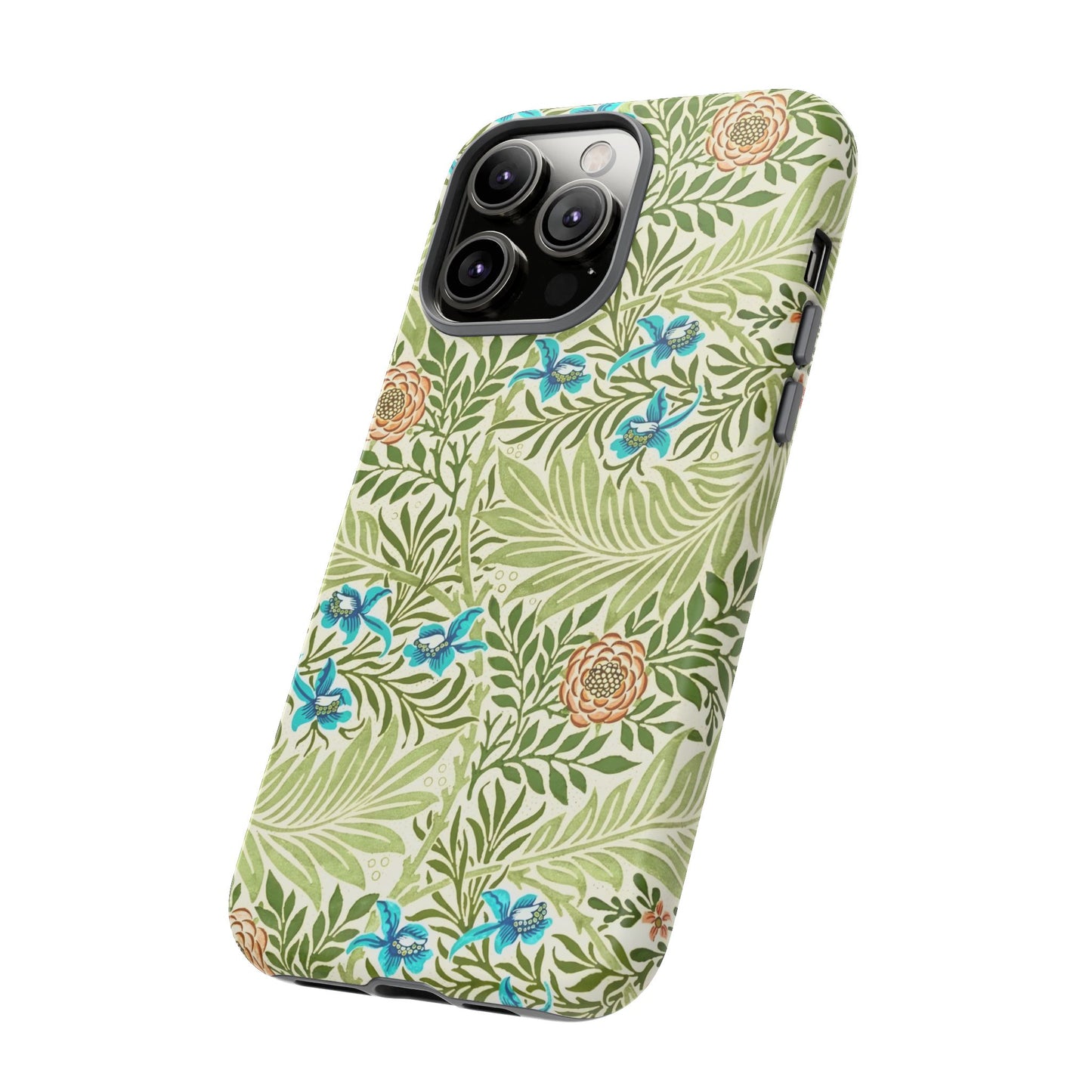 Tough Cases Phone Case, Botanical Print Phone Cover, Floral Smartphone Accessory, Nature-Inspired Tech Gear, Gift for Plant Lovers