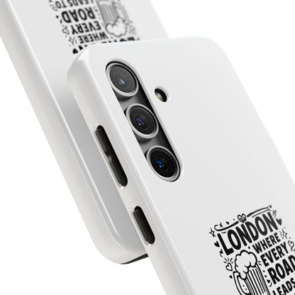 London Pub Themed Tough Phone Case - Perfect Gift for Travelers