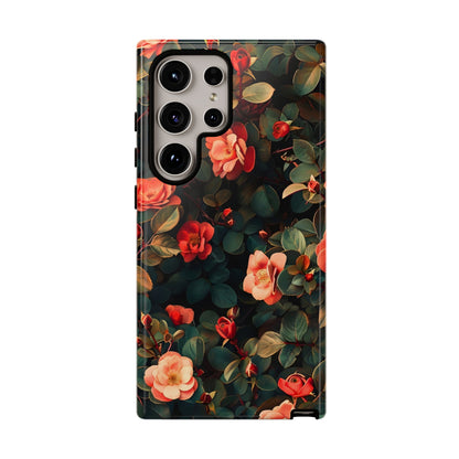 Floral Phone Case - Elegant Floral Design, Tough Protective Case, Perfect Gift for Her, Trendy Phone Accessories, Mother’s Day, Birthday