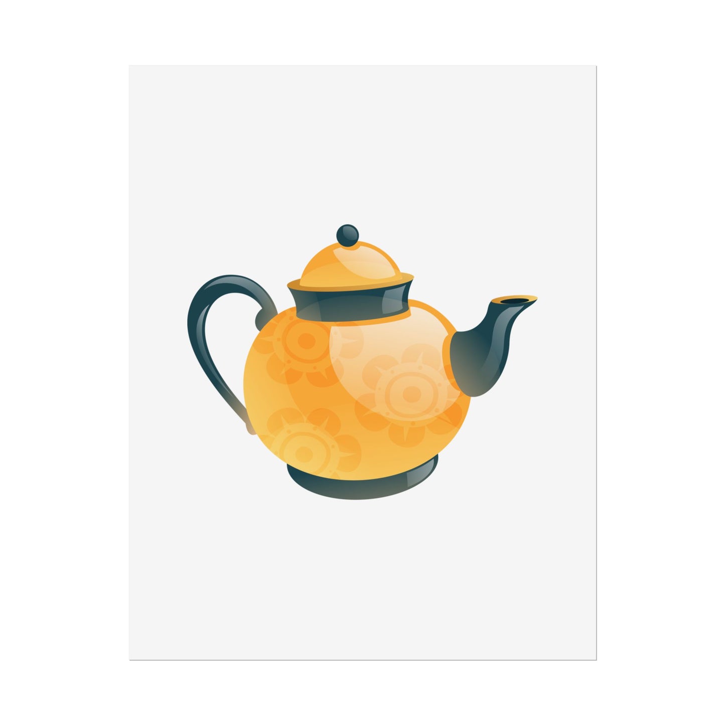 Vintage Tea Pot Rolled Posters