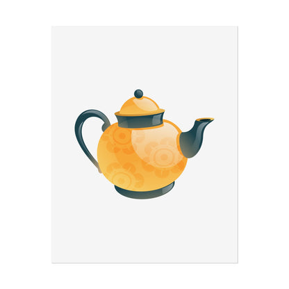 Vintage Tea Pot Rolled Posters