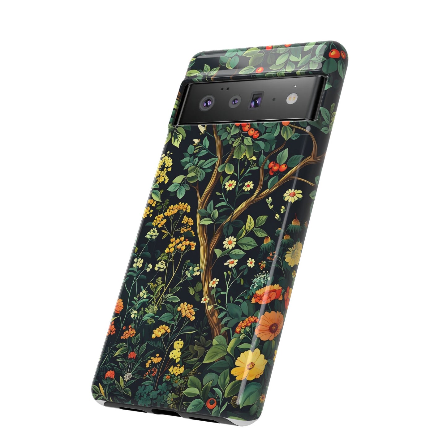Floral Phone Case - Tough Cases, Colorful Nature Design, Gift for Flower Lovers, Phone Accessory, Unique Cell Phone Cover