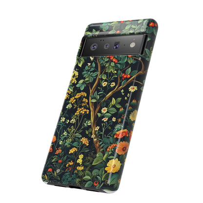 Floral Phone Case - Tough Cases, Colorful Nature Design, Gift for Flower Lovers, Phone Accessory, Unique Cell Phone Cover