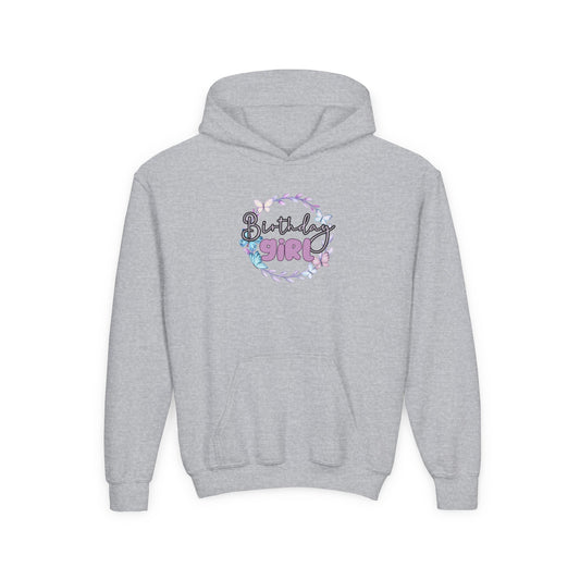 Birthday Girl Youth Hooded Sweatshirt - Perfect Gift for Celebrations