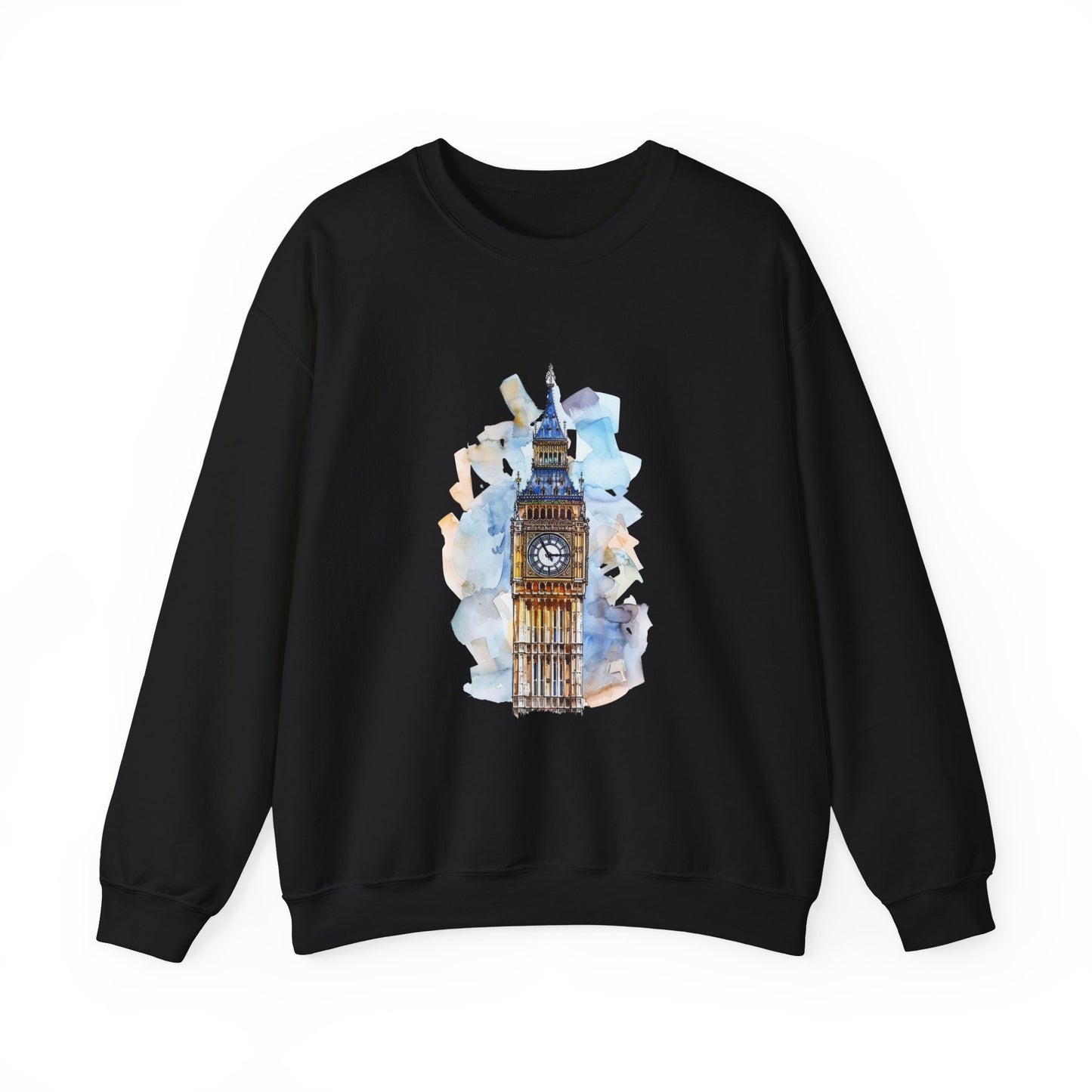 Unisex Heavy Blend™ Crewneck Sweatshirt Elegant - Iconic Big Ben Clock Tower