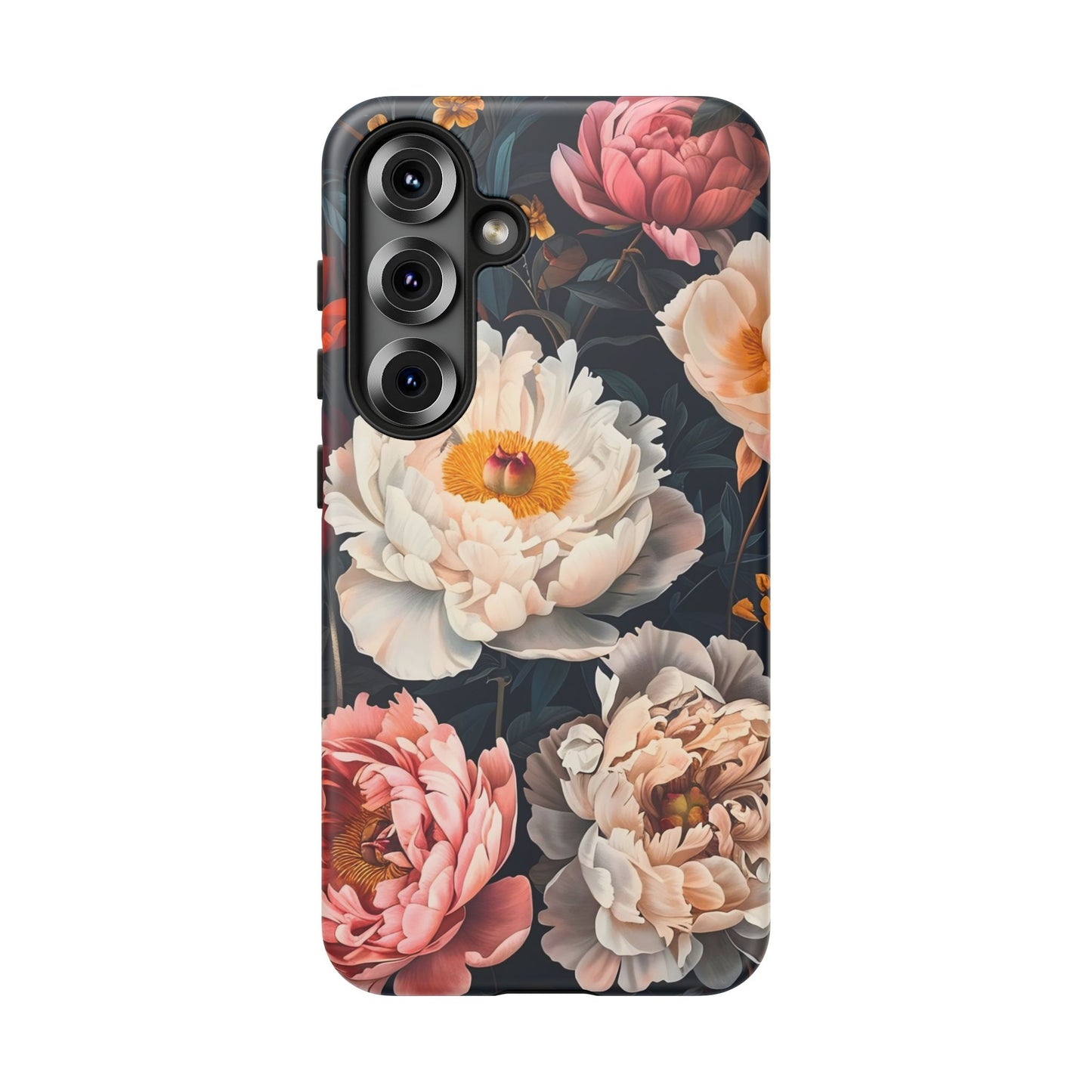 Floral Phone Case, Tough Phone Cover, Flower Design, Unique Gift for Her, Trendy Accessory, Spring Decor