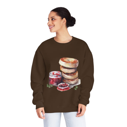 Unisex NuBlend® Crewneck Sweatshirt - Classic Royal Dishes of Britain
